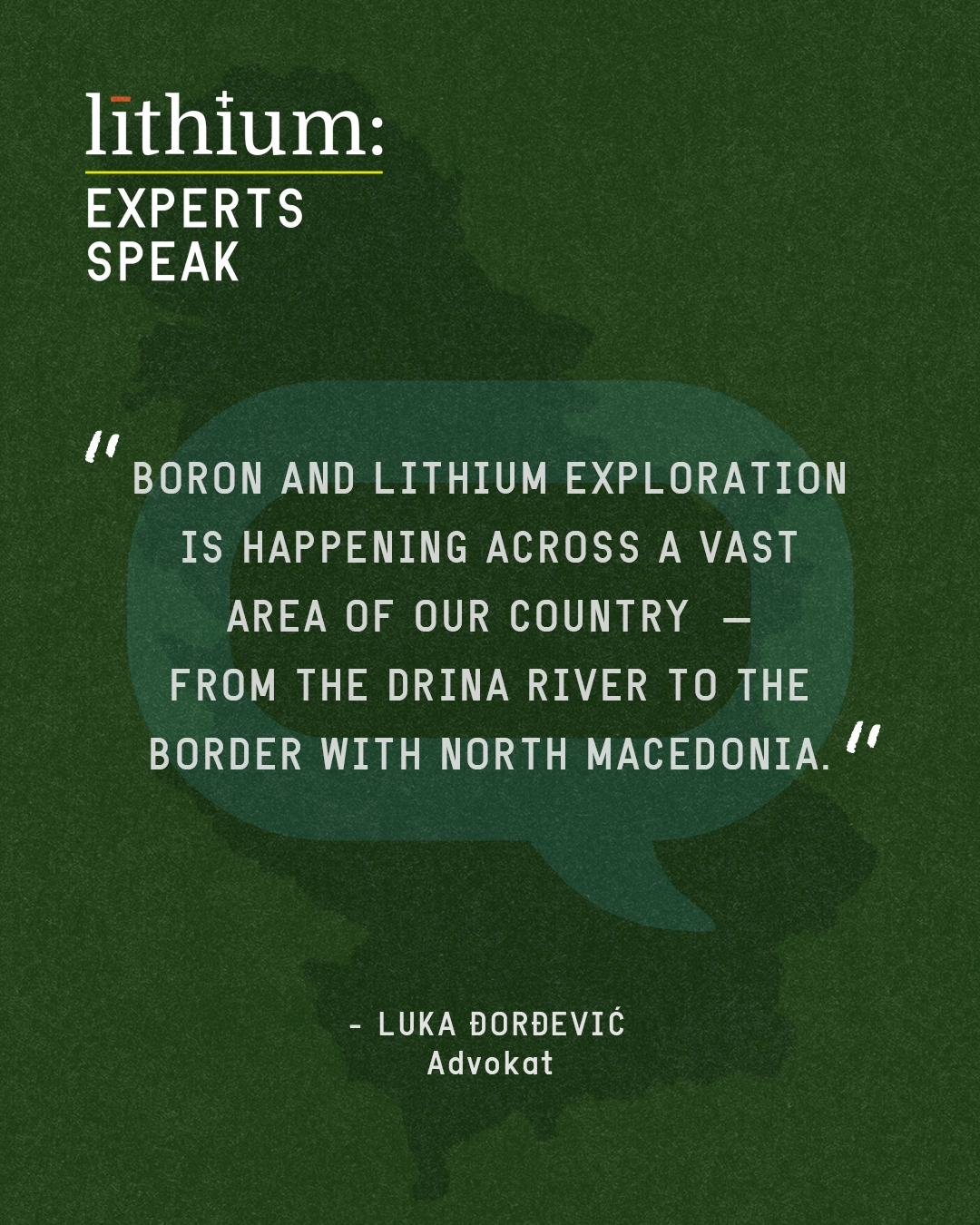 „Healthy water, soil, air, and food… are not a matter of choice“ – Lawyer Luka Đorđević