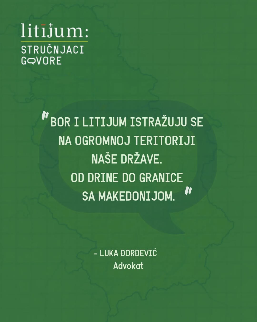 „Zdrava voda, zemljište, vazduh, hrana… nisu pitanje opcija“ – Advokat Luka Đorđević