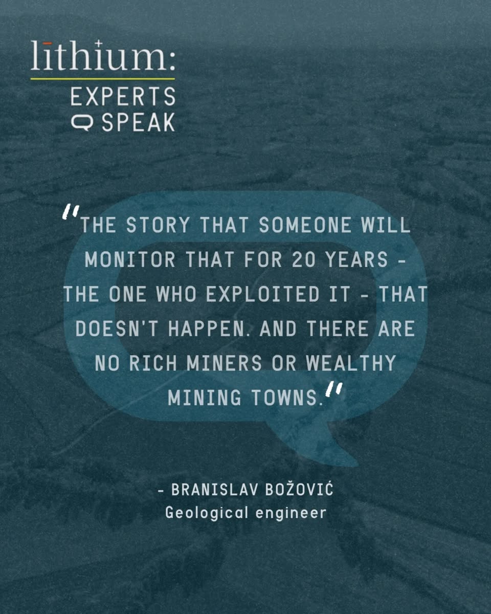 Geologist Branislav Božović: Serbia Must Choose Between Profit and a Sustainable Future